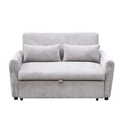 Discount Muebles tifón Sofá cama color gris modelo LUCA