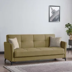 Discount Muebles tifón Sofá cama LARISA Verde