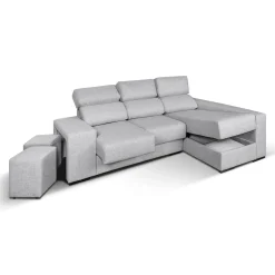 Clearance Muebles tifón Sofá chaise longue VELA  Chaise longue Derecha vista de frente