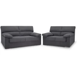 Best Muebles tifón Sofa 2 plazas ROBIN gris